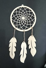 Acchiappasogni In Legno Artigianale Realizzato A Taglio Laser Idea Regalo