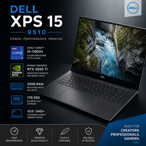 Dell xps 9510 11900h - xps, 15