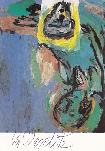 Georg baselitz autografo - baselitz,