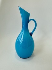 Vaso in vetro con cassa blu svedese/scandinavo Ekenas A/F