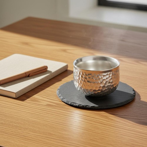 Tazza tè ceramica fatta - tazza,