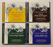 4 cd coro della SAT golden edition canti Alpini Montagna Vita Fuoco