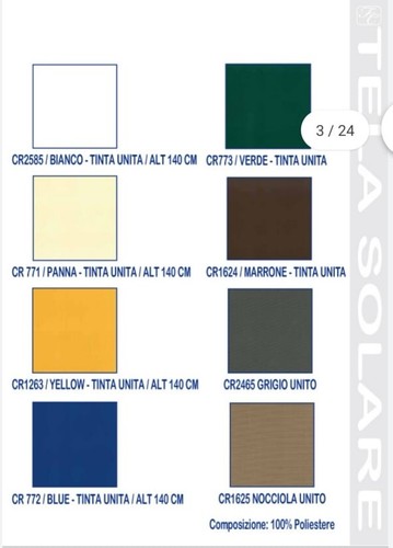 Tessuto tenda sole - , a