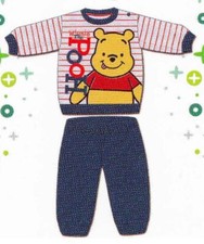 Pigiama bimba - bimbo. Maniche lunghe. Caldo cotone. DISNEY baby WINNIE WD100513