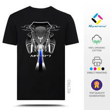 T-shirt con grafica MT-07 2021 Blue Linear Style TS-FM-001
