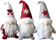 3 Pezzi Gnomo Di Natale