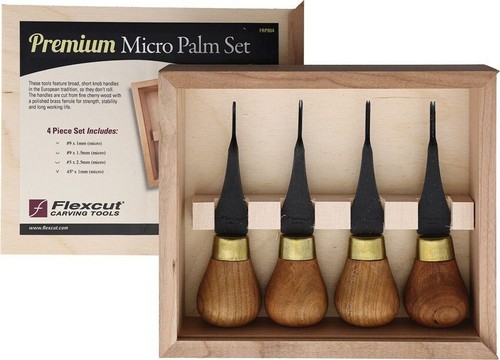Flexcut premium micro palm set - premium, micro-palm