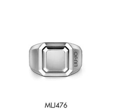 LIU JO ANELLO  UOMO IN ACCIAIO