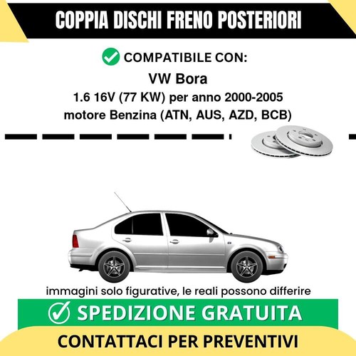 Coppia dischi freno posteriori - dischi,