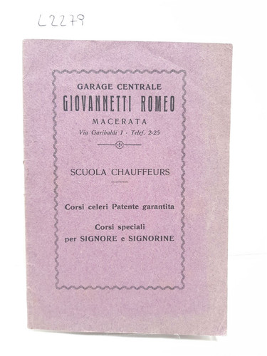 Scuola chauffeurs garage - di,
