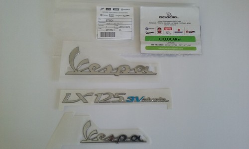 Scritta targhetta adesiva kit - scritta,