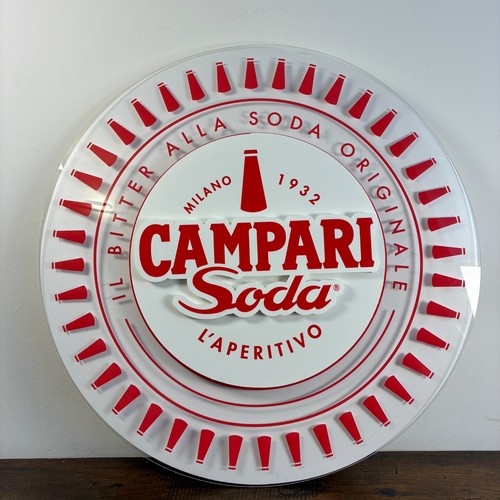 Campari soda insegna - insegna, 3d
