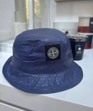 Cappello Stone Island x Supreme Heat Reactive Bucket Raro M/L Blu