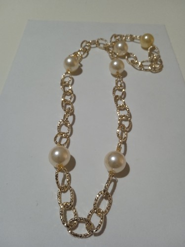 Collana lunga colore oro - , con