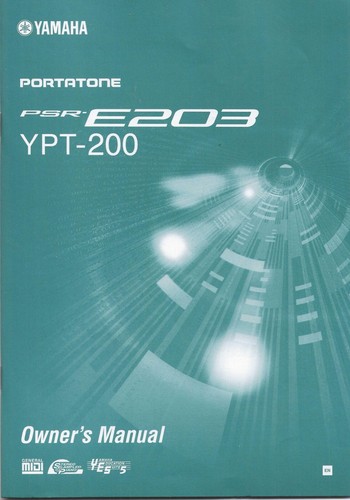 Yamaha psr e203 - yamaha, psr-e203