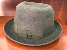 Cappello Borsalino originale verde hat fedora