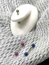 Piercing Acciaio Chirurgico per la lingua Calibro mm. 1,6 Lunghezza mm. 16