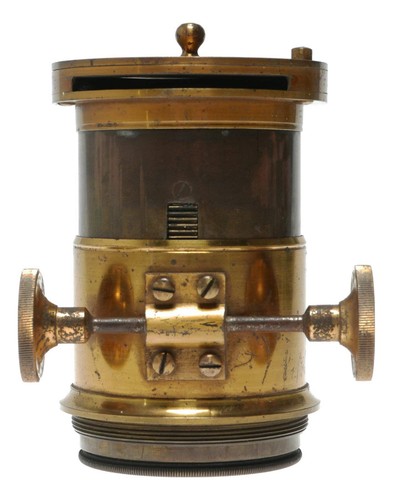 Antico petzval ottone - in,