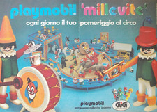 Pubblicità Advertising Italian 1982 PLAYMOBIL MILLE VITE CIRCUS CIRCO