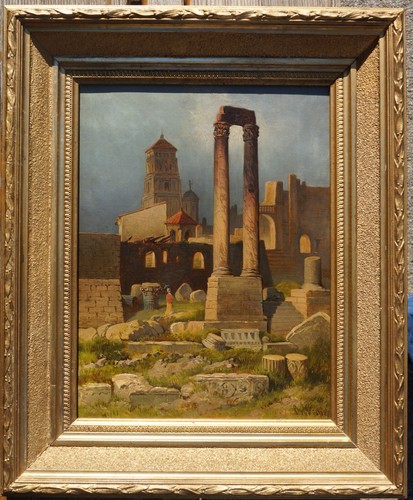 Roma foro romano - olio, su