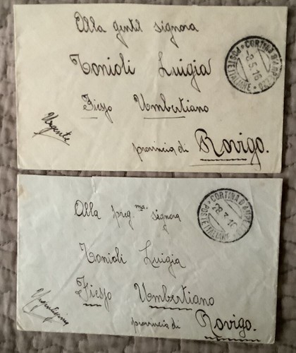 Lotto buste viaggiate - di, 2