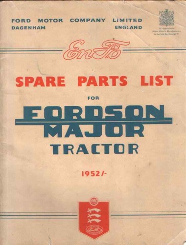 Manuale ricambi trattore