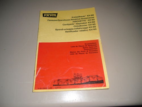 Catalogo ricambi guida fieno