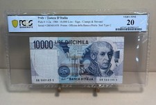 1984 Italy- 10,000 Lire-PCGS
