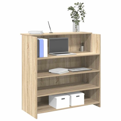Banco reception rovere fumo - banco,