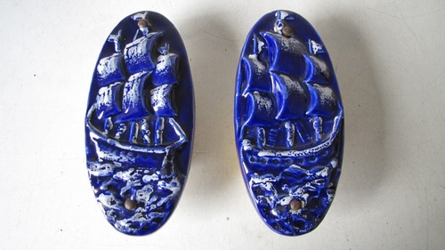 Decori ceramica con - con, veliero