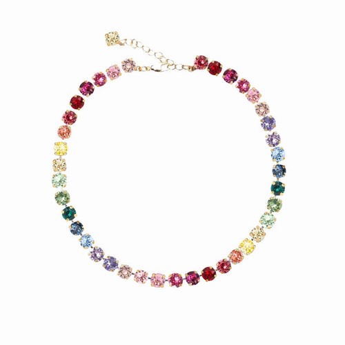 Gold collana tennis - gold,
