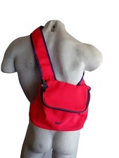 NIKE Zaino Sling Cross Body con tracolla singola Rosso vintage nuovo