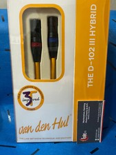 VAN DEN HUL D-102 III HYBRID XLR COPPIA CAVI 0.8MT NUOVI