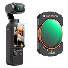 K&FConcept Filtro Magnetico Variabile ND2-32 Densità Neutra per DJI Osmo Pocket 3