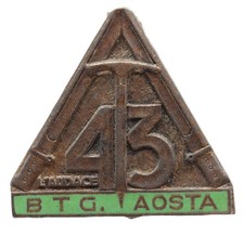 Distintivo militare 43 BTG