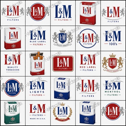 Sigarette adesivi unghie - l&m,