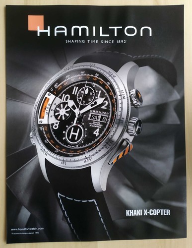 Publicité papier montre - papier,