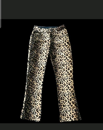 Pantalone pelliccia leopardata