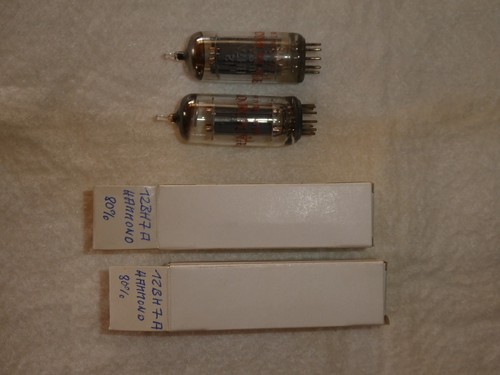 Paar 12bh7 nos new - paar, old
