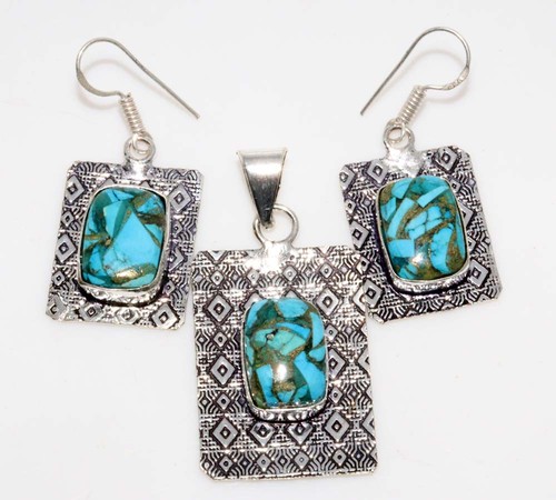 Set orecchini pendenti - , argento