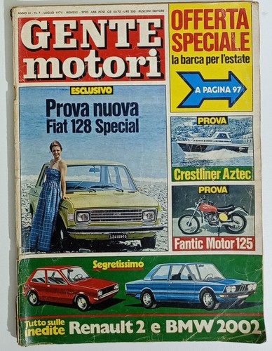 97663 gente motori 1974 iii - 97663, a.