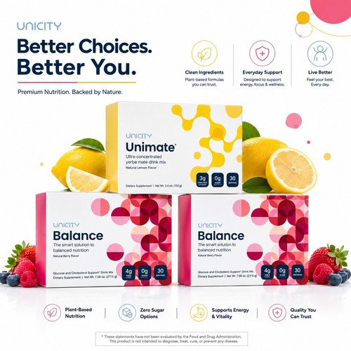 Unicity mixed berry lemon - unicity,