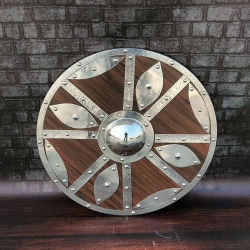 Scudo acciaio viking - scudo,