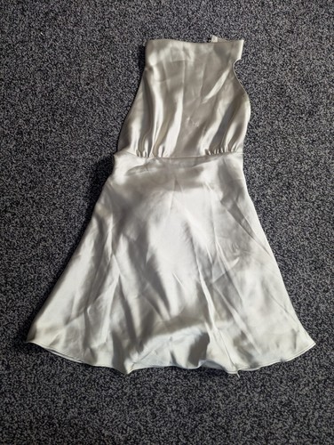 Zara mini abito raso - raso, oro