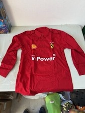 Ferrari Red V-power Shirt New