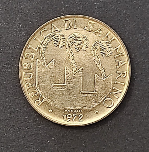 San marino lire - lire, 1972