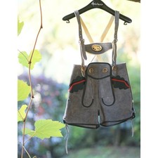 PANTALONCINI 2 anni/ 92 IN PELLE STILE TIROLESE BAVARESE