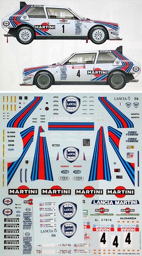 Lancia delta tour de - 1/24,
