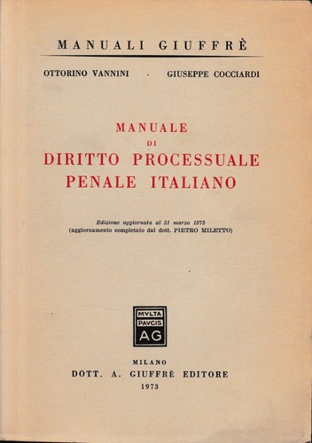 Manuale diritto processuale - diritto,