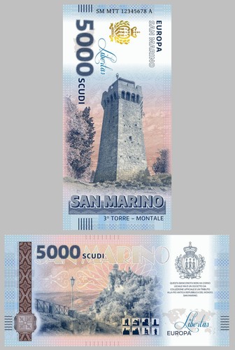 San marino 5000 scudi - san,